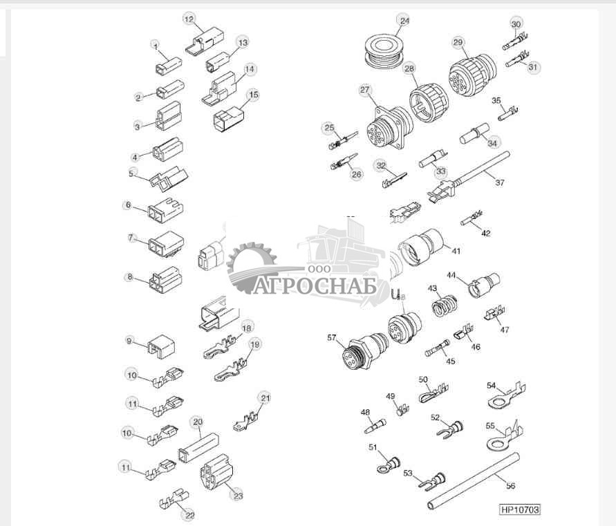 Комплект для обслуживания электрических разъемов 